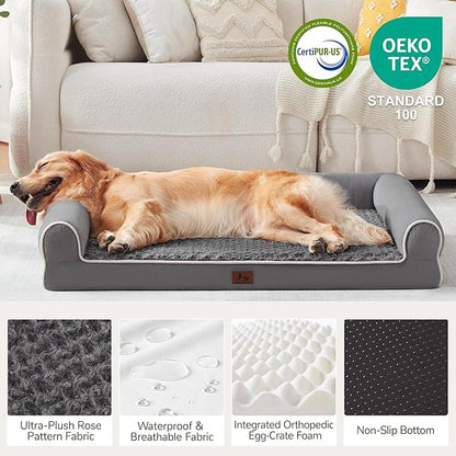 Large Dog Beds Large Sized Dogs 45x35x7 Inch, Orthopedic XXL XL Dog Bed - Image 4