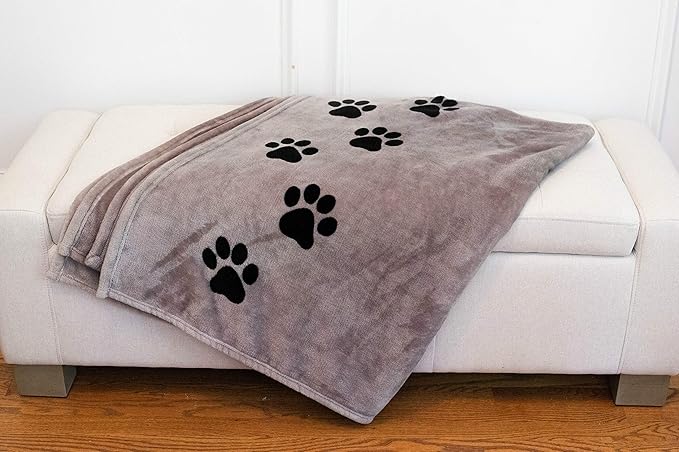 Pawprints Left by You Pet Memorial Blanket - Image 4