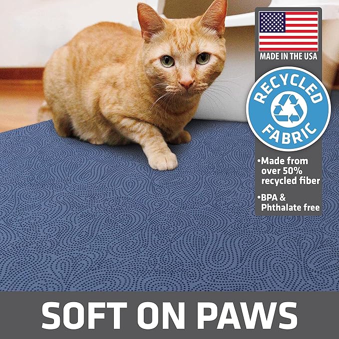 Drymate Cat Litter Box Mat, Litter Trapping Mat, Waterproof, Urine-Proof - Image 4