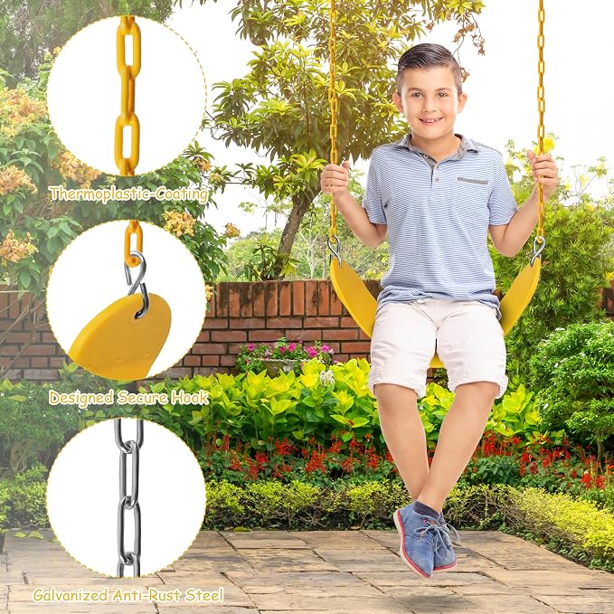 Sunnyglade 2PCS Swings Seats Heavy Duty - Image 3