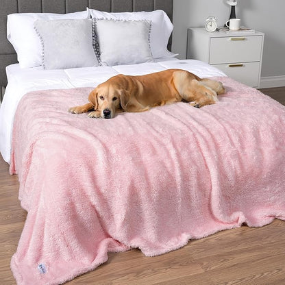 PetAmi Fluffy Waterproof Dog Blanket - Image 3