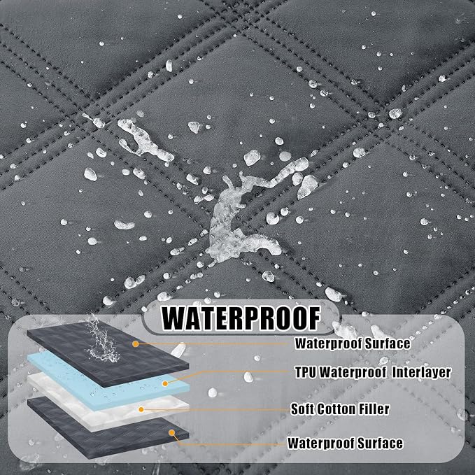 Smiry Waterproof Dog Bed Cover Blanket 40x90, Soft Reversible Pet Blanket - Image 2
