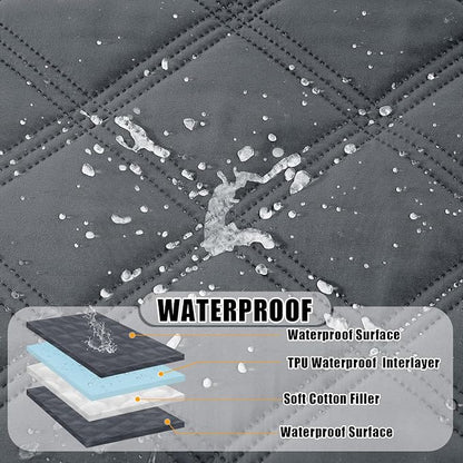 Smiry Waterproof Dog Bed Cover Blanket 40x90, Soft Reversible Pet Blanket - Image 2