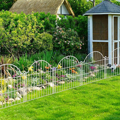10 Panels No Dig Decorative Garden Fence - Image 7