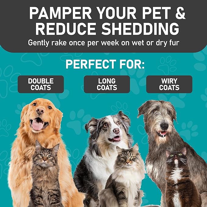 Maxpower Planet Pet Grooming Rake and Dematting Comb - Image 5