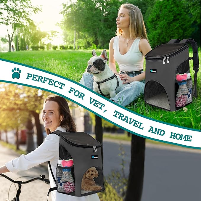 PetAmi Small Dogs and Cat Backpack Carrier, Airline Approved Pet Backpack - Image 6
