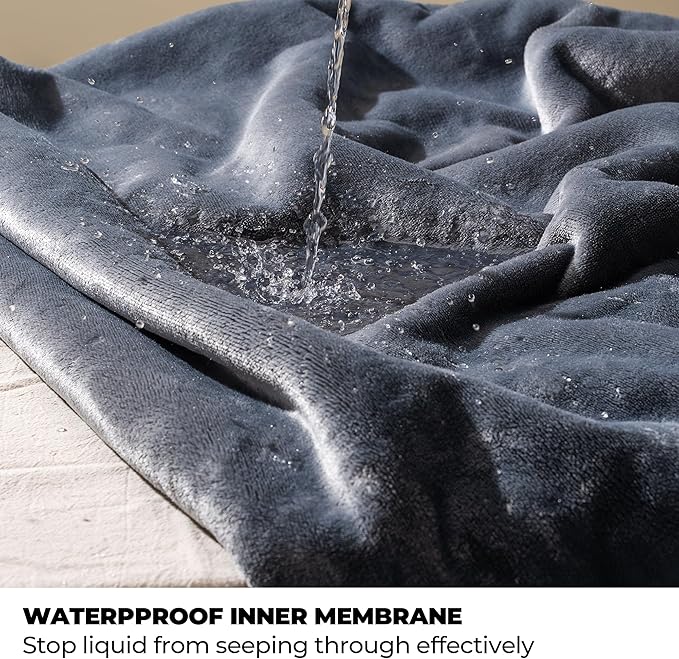 Sunheir Waterproof Dog Blanket for Bed Couch, Soft Plush Pet Blankets for Small - Image 3
