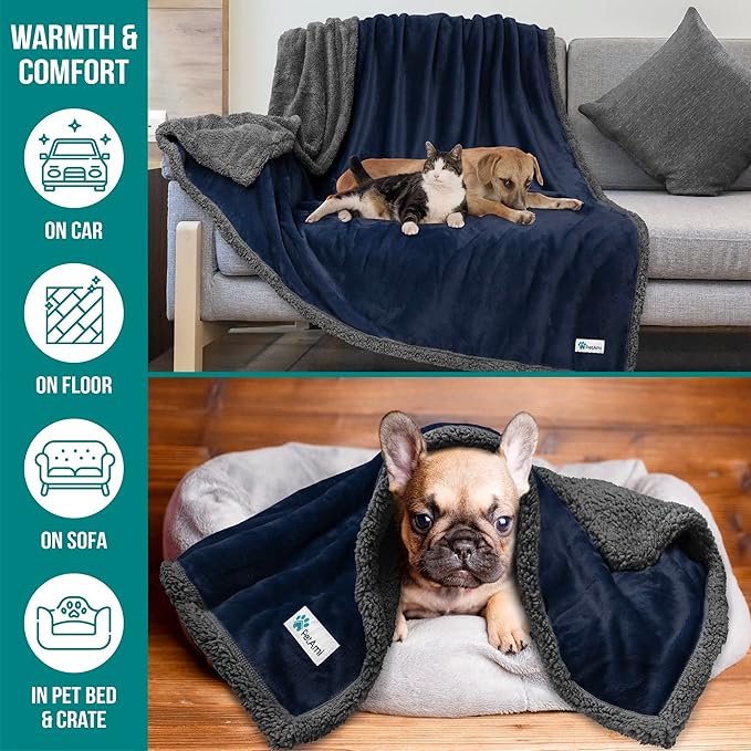 PetAmi Dog Blanket for Small Medium Dogs, Pet Bed Blanket Cat Puppy Kitten - Image 5