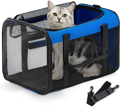 Cat Carrier Bag, Soft-Sided Pet Carriers by Conlun