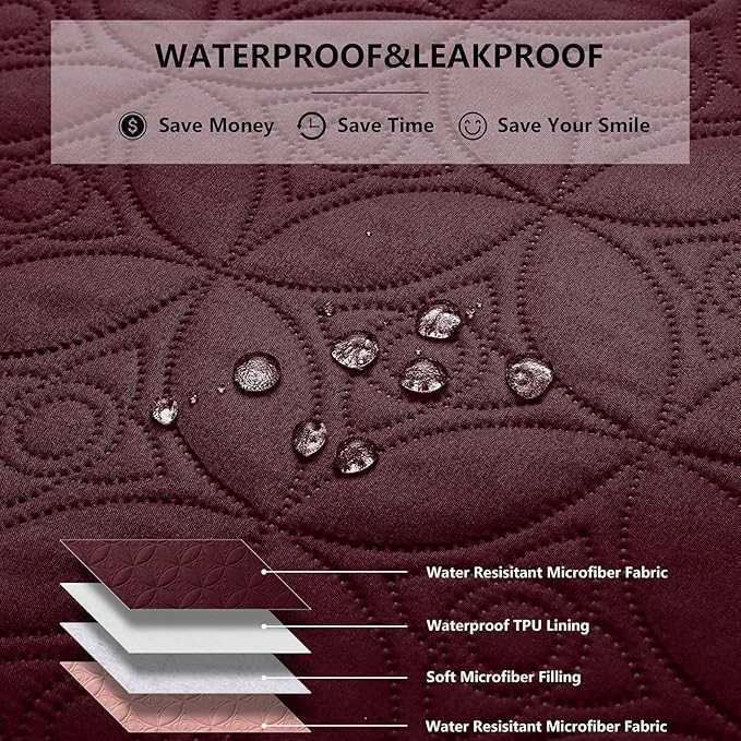 Waterproof Dog Blanket, 82x82 inches Pet Couch Covers - Image 2