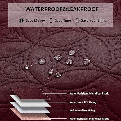 Waterproof Dog Blanket, 82x82 inches Pet Couch Covers - Image 2