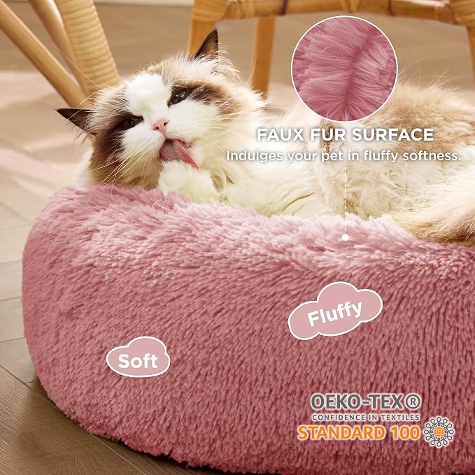 Bedsure Calming Cat Beds for Indoor Cats - Image 2