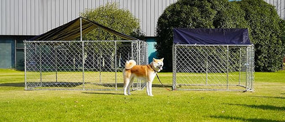 Petonly Outdoor Dog Enclosure Heavy Duty Dog Kennel House Mesh Dog Big Cage Pet - Image 6