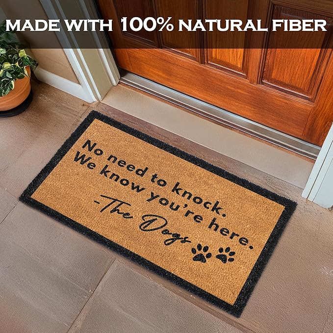 MAINEVENT No Need to Knock We Know You're Here Door Mat 30x17 Inch, No Need to - Image 7