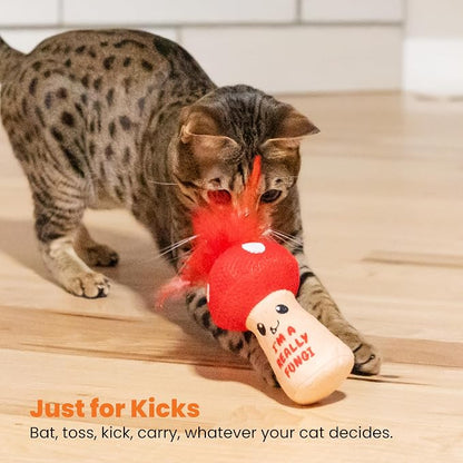 Catstages A Really Fungi Cat Kicker Toy - Image 6