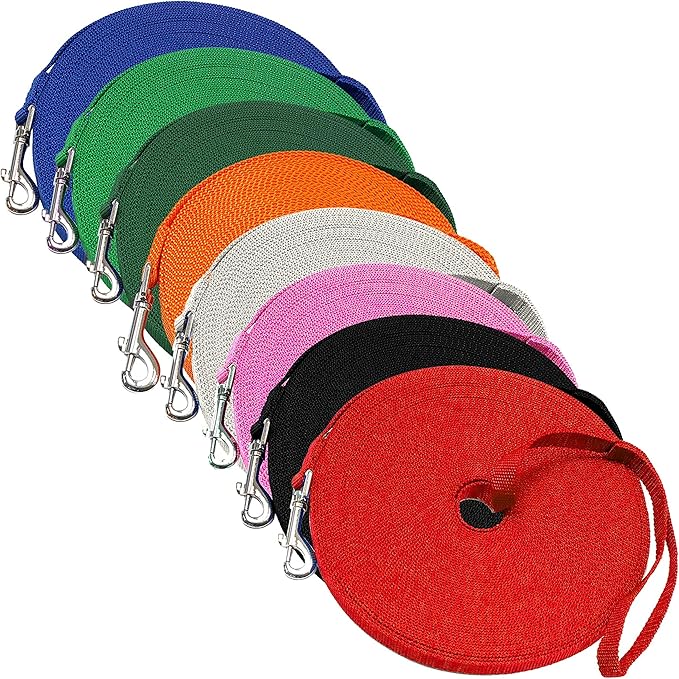 Long Dog Puppy Obedience Recall Training Agility Lead, Leash GREEN, or ORANGE - Image 2
