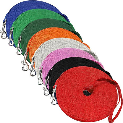 Long Dog Puppy Obedience Recall Training Agility Lead, Leash GREEN, or ORANGE - Image 2