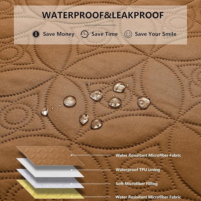 Waterproof Dog Blanket, 30x30 inches Small Pet Couch Covers - Image 2