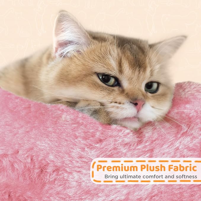 Yaheetech Cat Tree, 82.5in Super Tall Tower w/Cute Top Perches, Scratching Posts - Image 6
