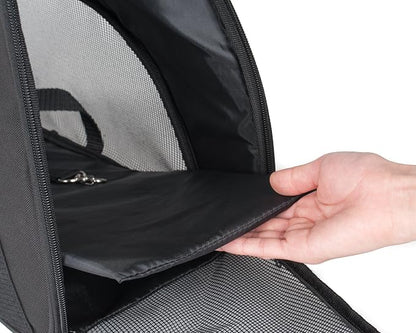 Pawer Soft-Sided Pet Carrier for Cat and Small Dog, Medium Size, Washable 600D - Image 4