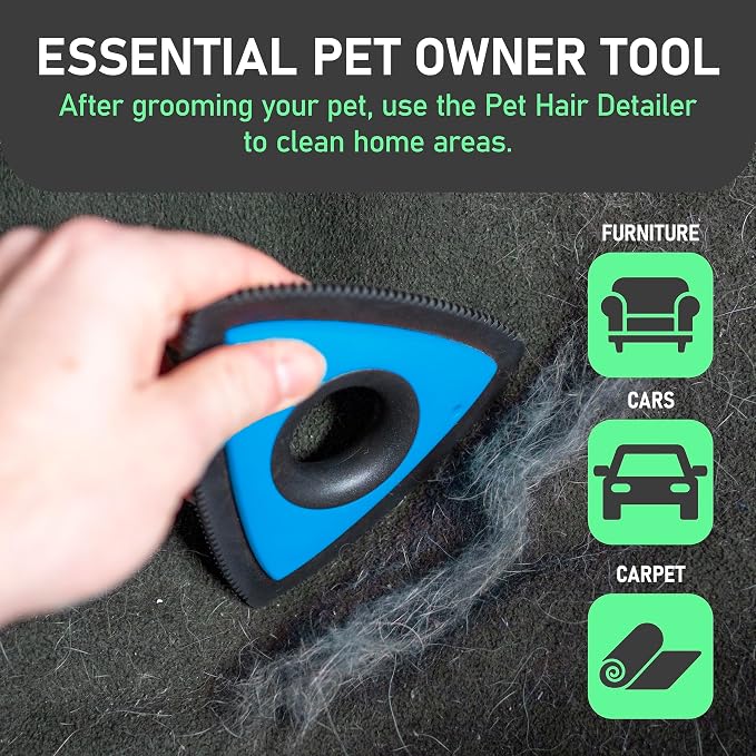 Maxpower Planet Pet Grooming Rake and Mini Pet Hair Remover Tool, Undercoat Rake - Image 6