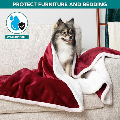 PetAmi Waterproof Dog Blanket for Small Medium Dog Puppy Cat Throw for Couch - Image 2