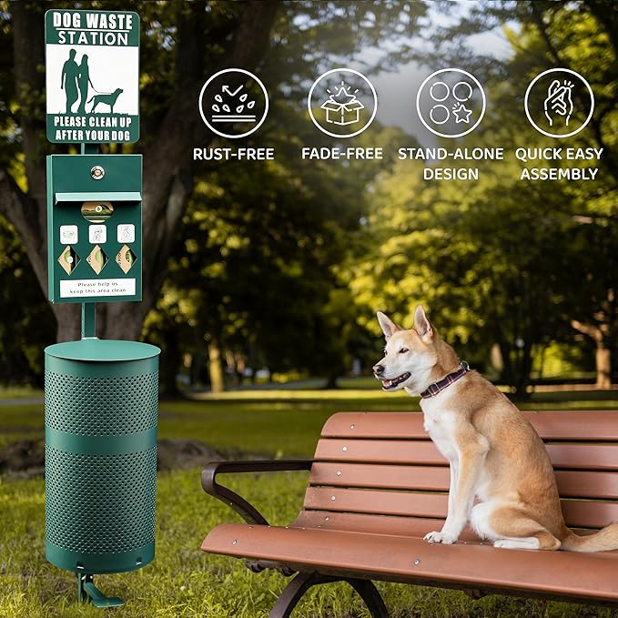 Hands-Free Dog Waste Station Outdoor - Image 6
