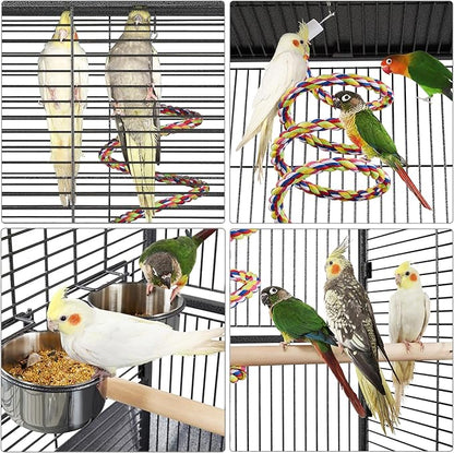 Yaheetech 61-inch Playtop Wrought Iron Large Parrot Bird Cages - Image 4