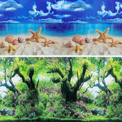 Fish Aquarium Background Poster Beach Fish Backdrop by XCNO