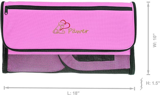 Pawer 18” x 10” x 10”Soft-Sided Foldable Airline Approved Pet Carrier - Image 2