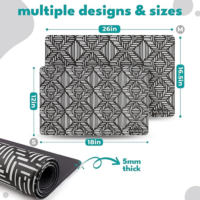 NALALAS Dog Mat for Food and Water, Cat Feeding Mat | Waterproof Dog Bowl Mat | - Image 9