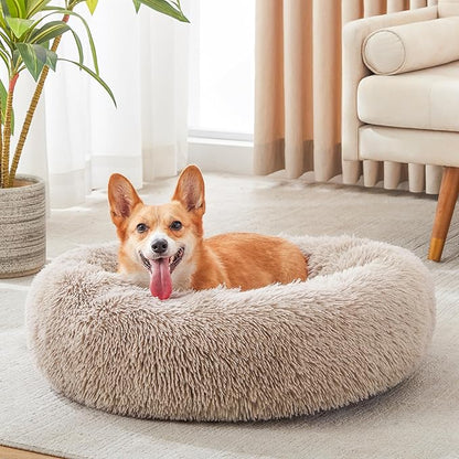 WESTERN HOME WH Calming Dog & Cat Bed, Anti-Anxiety Donut Cuddler Warming Cozy - Image 3