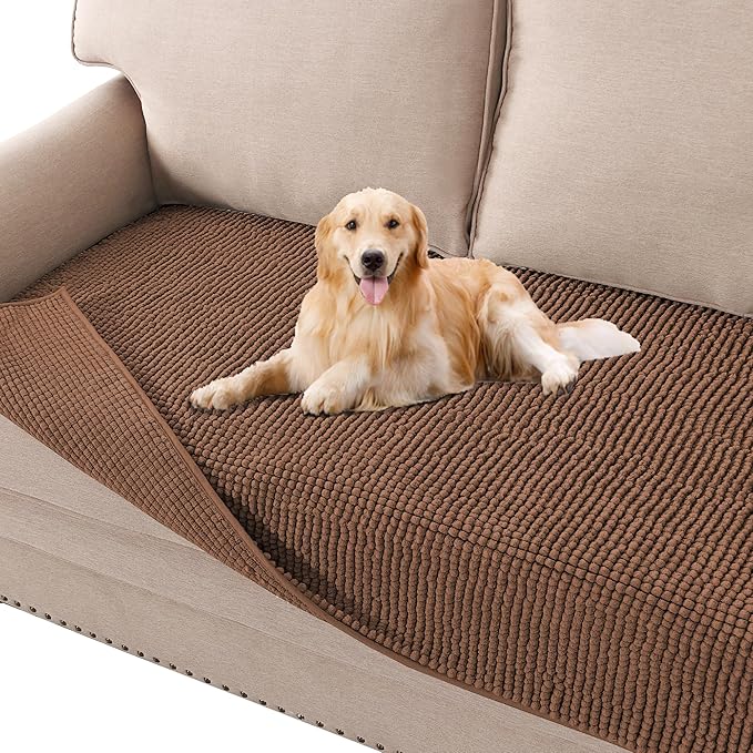 H.VERSAILTEX Plush Chenille Dog Bed Cover Thick Soft Sofa Cover by HVERSAILTEX