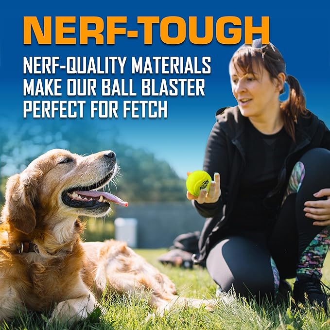 Nerf Dog Tennis Ball Blaster Dog Toy Gift Set, Tennis Ball Dog Fetch Toy - Image 4