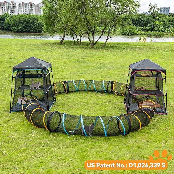 Pop Up Catio Cat Enclosure for Indoor and Outdoor - Image 2