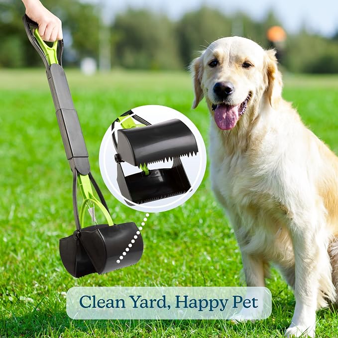 Pooper Scooper - Foldable Cat and Dog Poop Scoop - Enables One-Handed Use on - Image 3