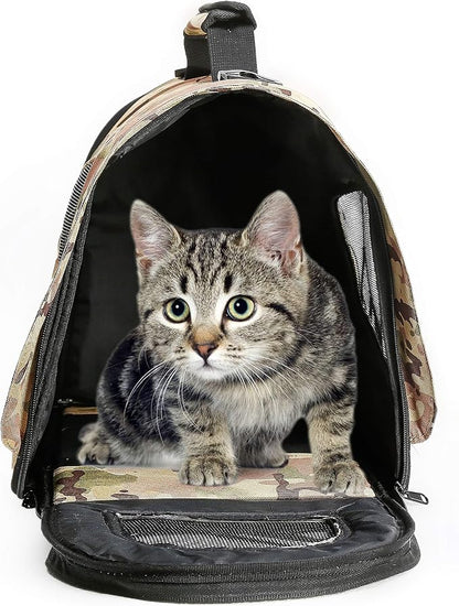 Pawer 18” x 11”x 11” Soft-Sided Foldable Airline Approved Pet Carrier - Image 5