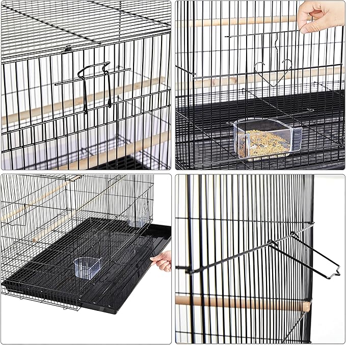 Yaheetech 30‘’ Flight Bird Cage Stackable Design - Image 3