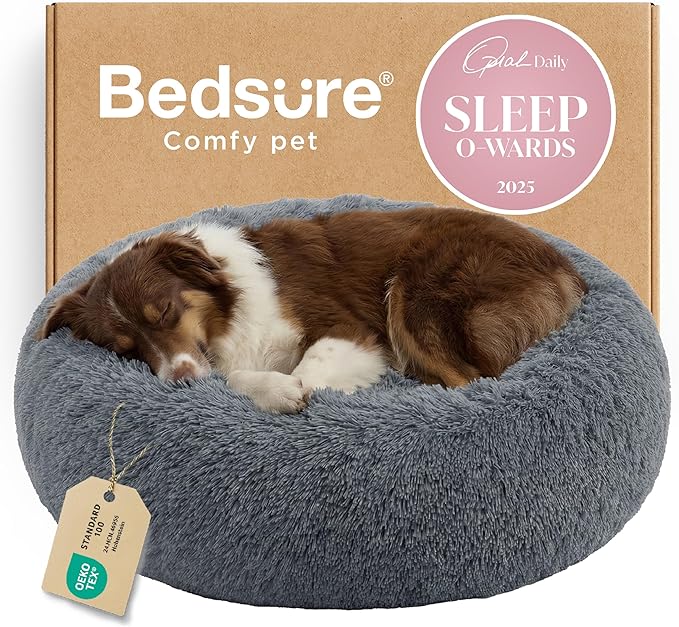 Bedsure Calming Dog Bed for Large Dogs by BEDSURE