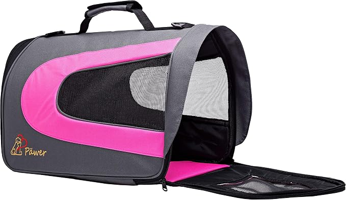 Pawer 18” x 11”x 11” Soft-Sided Foldable Airline Approved Pet Carrier - Image 7