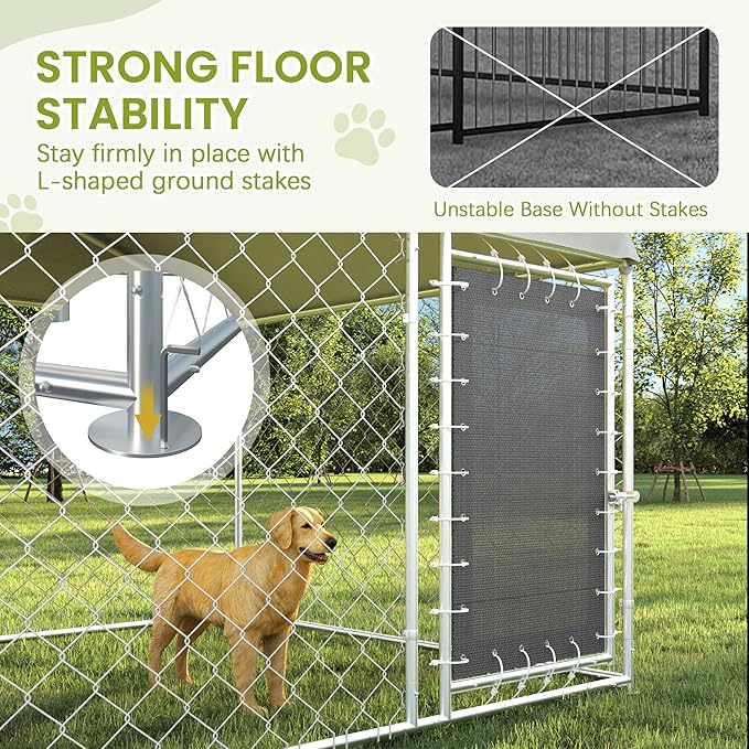 6FT x 6FT Outdoor Dog Kennel - Image 4