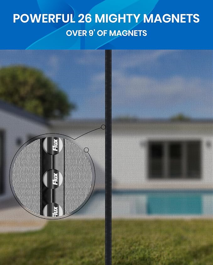 Flux Phenom Upgraded Magnetic Screen Door - Image 5