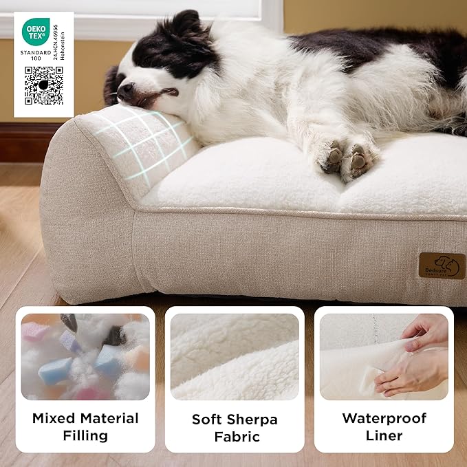 Bedsure SupportMax™ XL Plus Orthopedic Dog Beds Large Sized Dog - Image 5