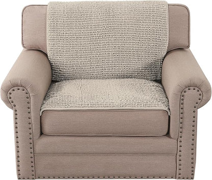 H.VERSAILTEX Plush Chenille Couch Armrest Cover 2 Packs Thick and Soft Sofa - Image 7