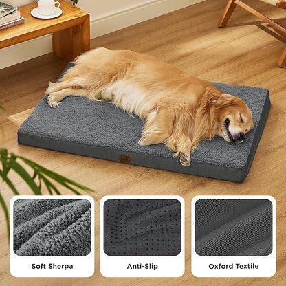 Bedsure XL Dog Beds Large Sized Dog -Comfy Flat Extra Large Pet Beds - Image 4