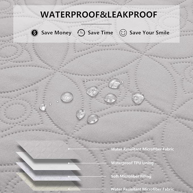 Waterproof Dog Blanket, 30x70 inches Small Pet Couch Covers - Image 2