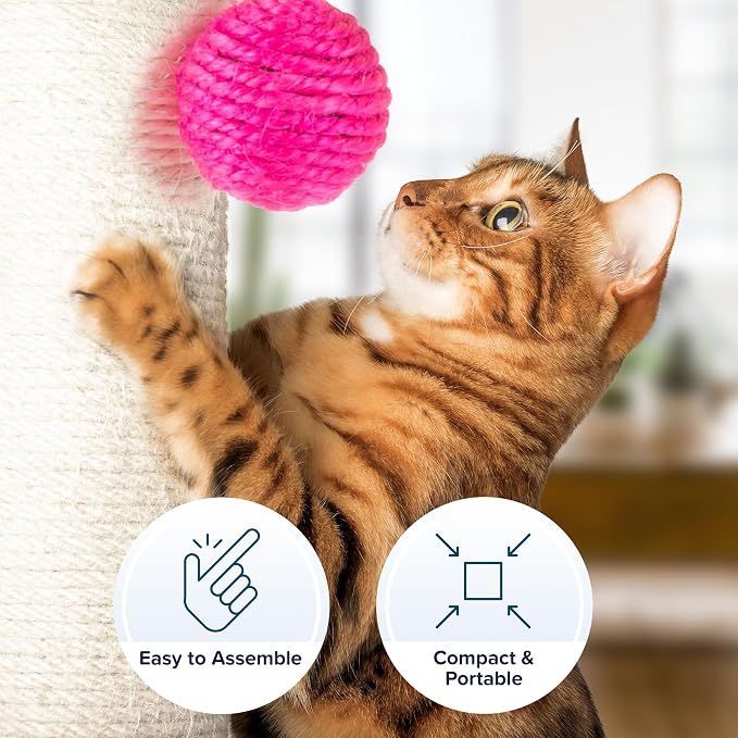 17-Inch Cat Scratching Post - Image 3