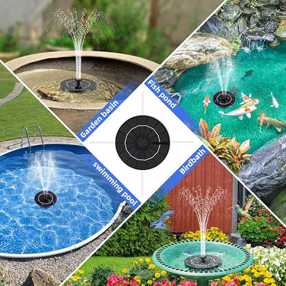 Solar Fountain for Bird Bath, Solar Water Fountain - Image 2