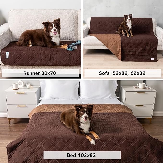 PetAmi Waterproof Couch Cover for Dogs, Waterproof Pet Blanket, Reversible - Image 4