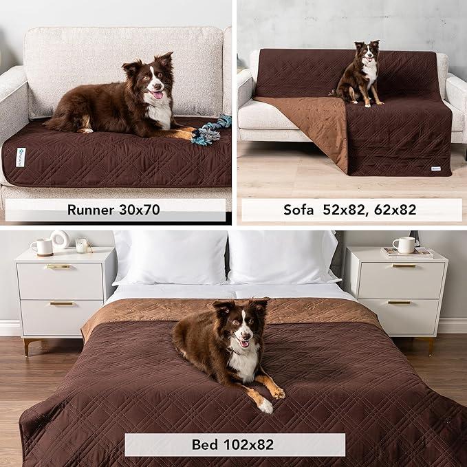 PetAmi Waterproof Couch Cover for Dogs, Reversible Furniture Protector for Pet - Image 4